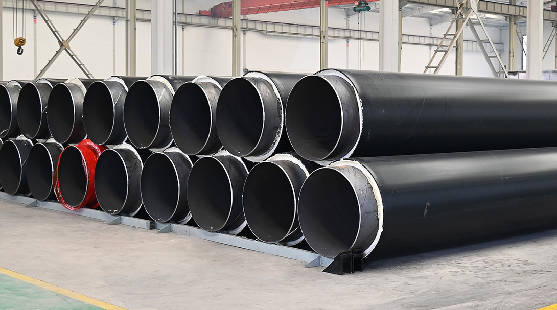 Insulated steel pipe