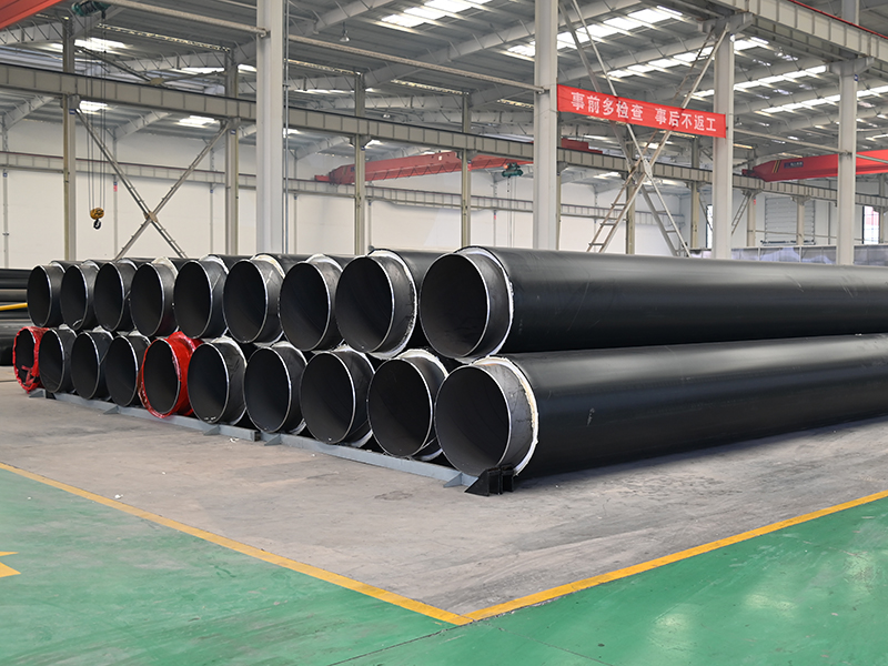 Polyurethane buried insulation pipeline