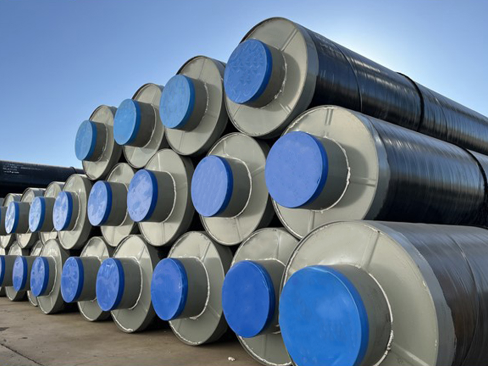 Steel sleeve steel steam pipeline