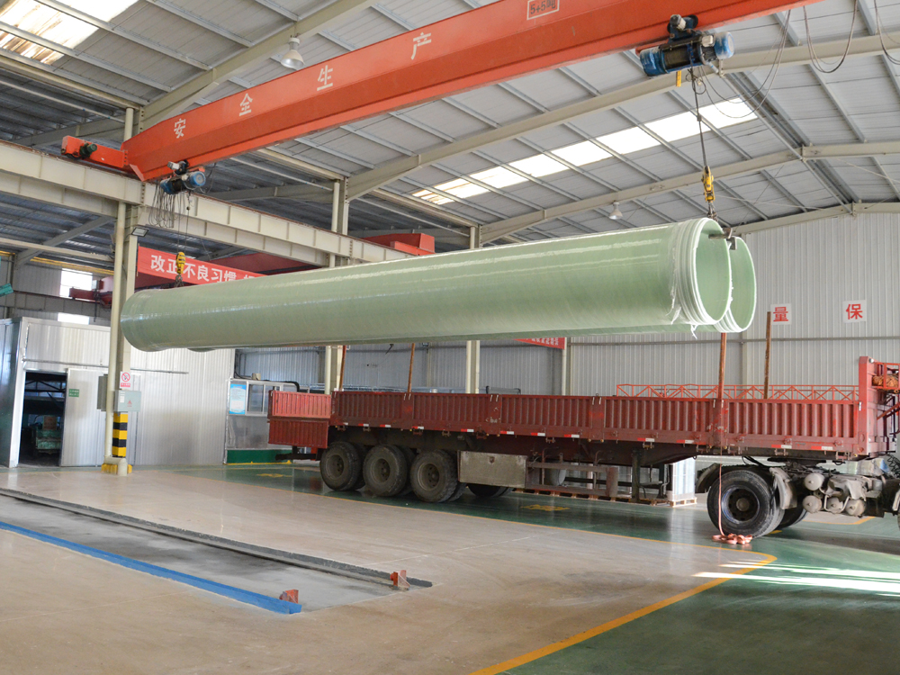 Fiberglass process pipeline