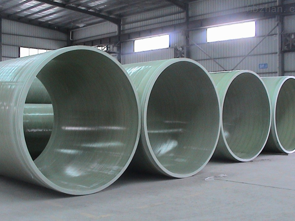 Drainage and flood prevention fiberglass pipeline
