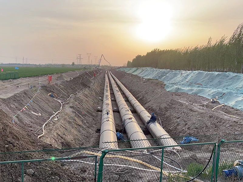 Three connected reservoirs water diversion project in Dezhou City