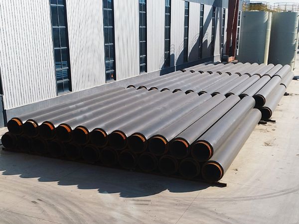 Polyurethane insulated steel pipe