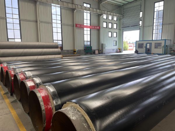 Insulated steel pipe