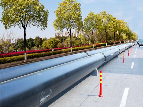 Insulated steel pipe