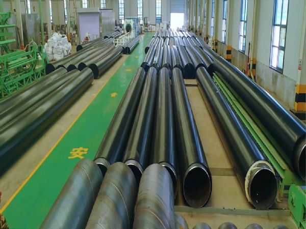 Insulated steel pipe