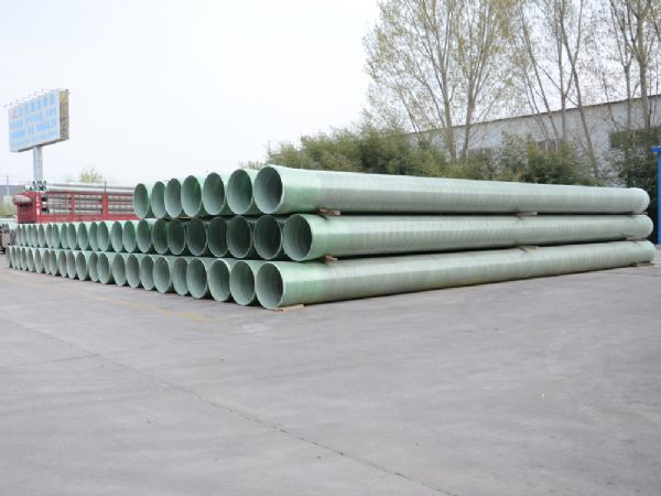 Fiberglass process sand pipe