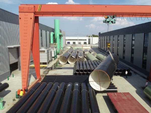 Rainwater and sewage diversion renovation and anti-corrosion steel pipe for water basin treatment