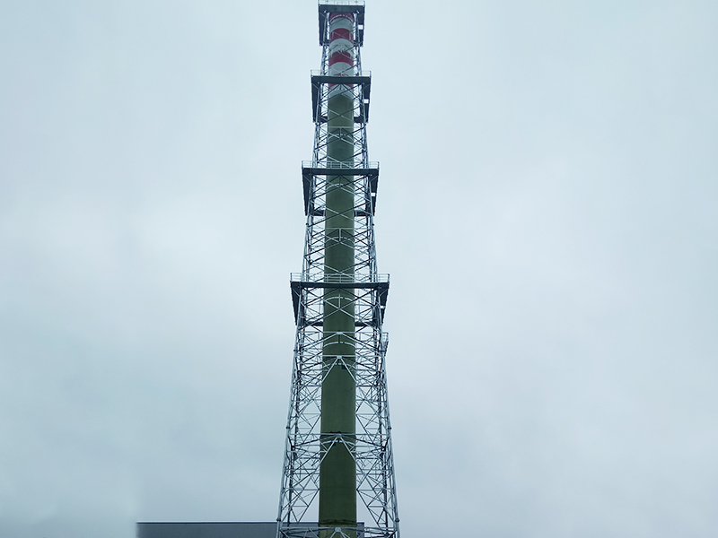 Fiberglass chimney