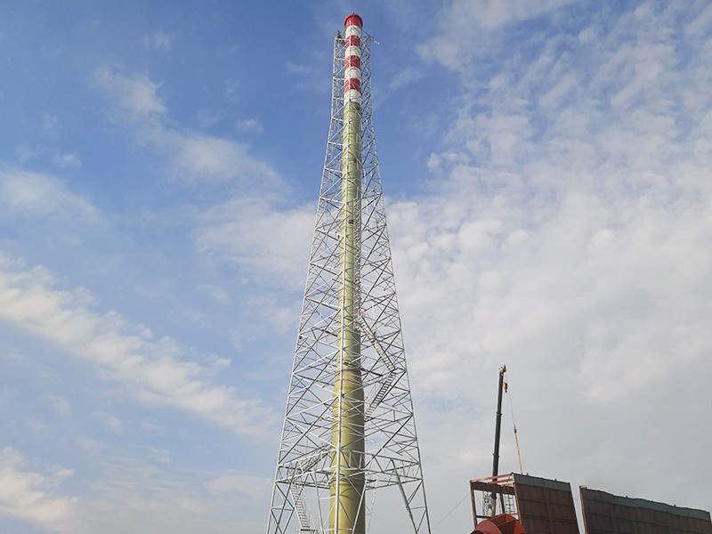 Fiberglass chimney