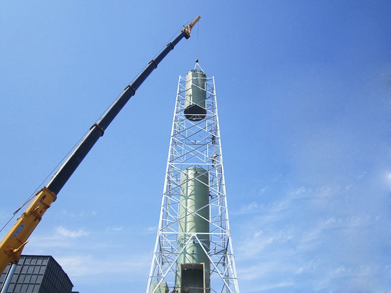Fiberglass chimney