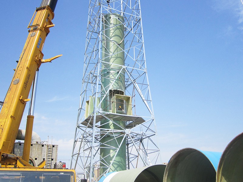 Fiberglass chimney