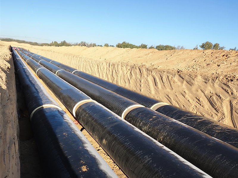 Coated wrapped insulation pipe