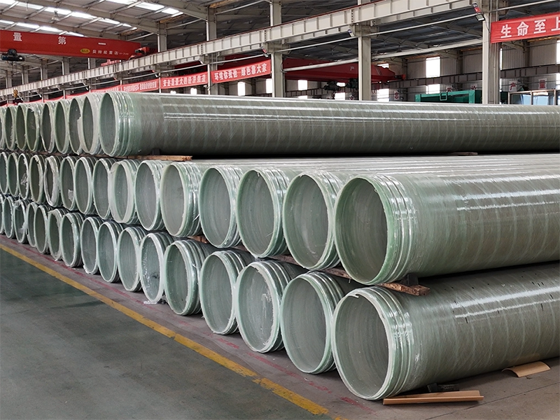 我司生产的高性能玻璃钢夹砂管，助力市政与水利工程绿色升级